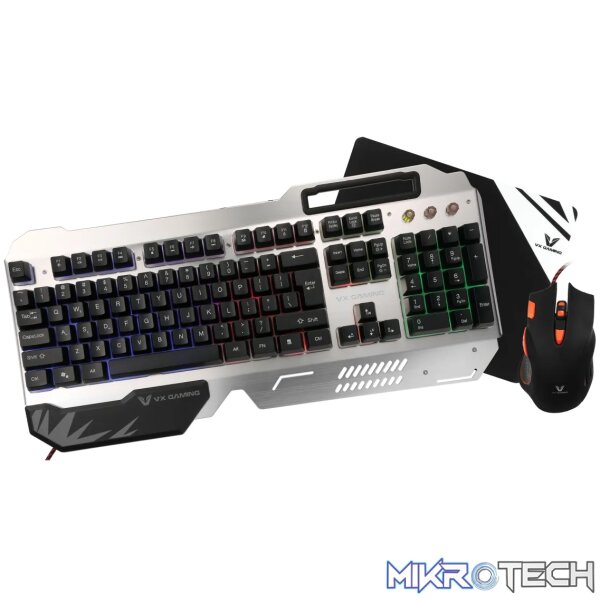 1 VX Gaming Combat Combo metal keyboard, mouse, mousepad - Image 1
