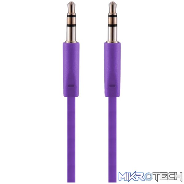 1 Chain series 1.2m Aux Cable- Purple - Image 1