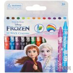 Frozen 12 Wax Crayons Multi