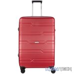 Highlander Bondi ABS 4-Wheel Spinner 55cm Luggage Red