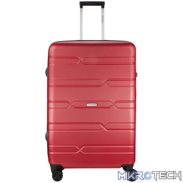 Highlander Bondi ABS 4-Wheel Spinner 55cm Luggage Red - Image 2