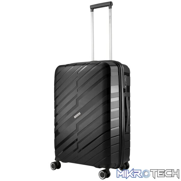 Highlander Java PP 4-Wheel Spinner 65cm Luggage Black - Image 2
