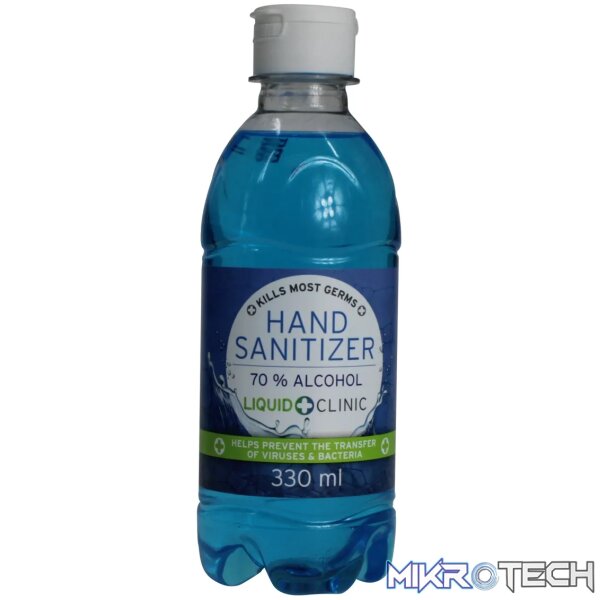 1 Liquid Clinic - Hand Sanitizer 330ml Bottle - Image 1
