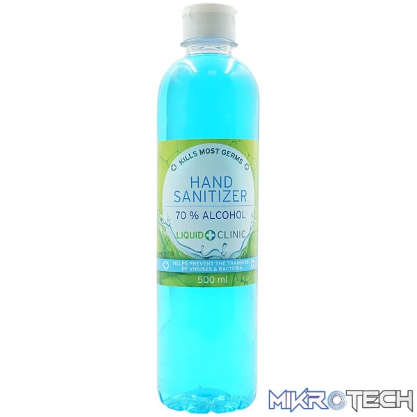 1 Liquid Clinic - Hand Sanitizer 500 ml bottle - Image 1