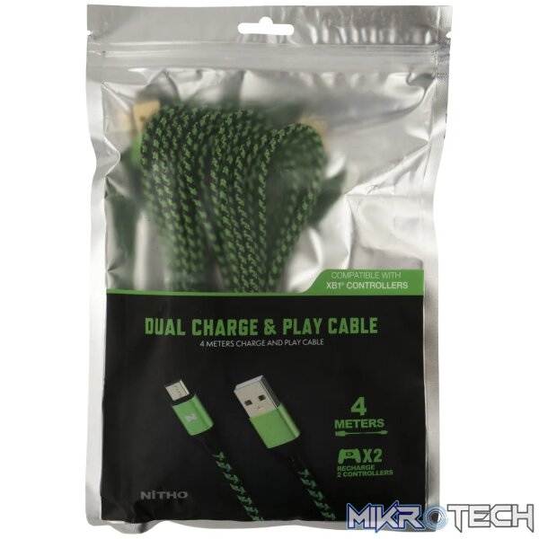 1 Nitho XB1 DUAL CHARGE & PLAY CABLE - Image 1
