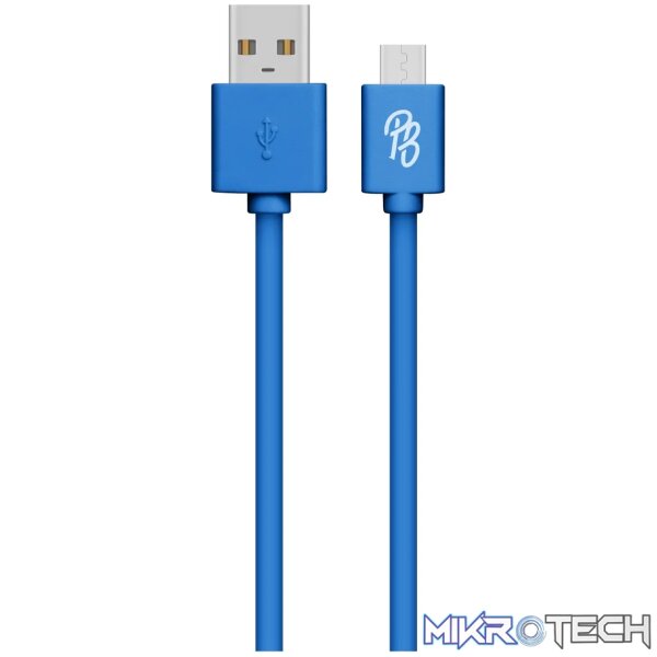 1 Power series Micro USB Cable- Blue - Image 1