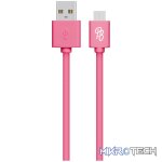 Power series Micro USB Cable- Pink