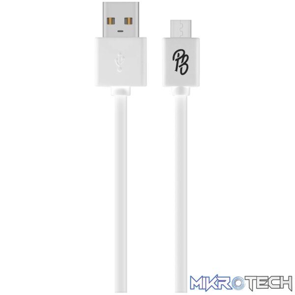 1 Power series Micro USB Cable- White - Image 1
