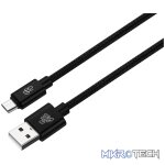 Pro Bass Braided series Micro USB cable black 1.5m