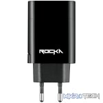 Rocka Rapid Series QC3.0 + PD Wall Charger, 18W