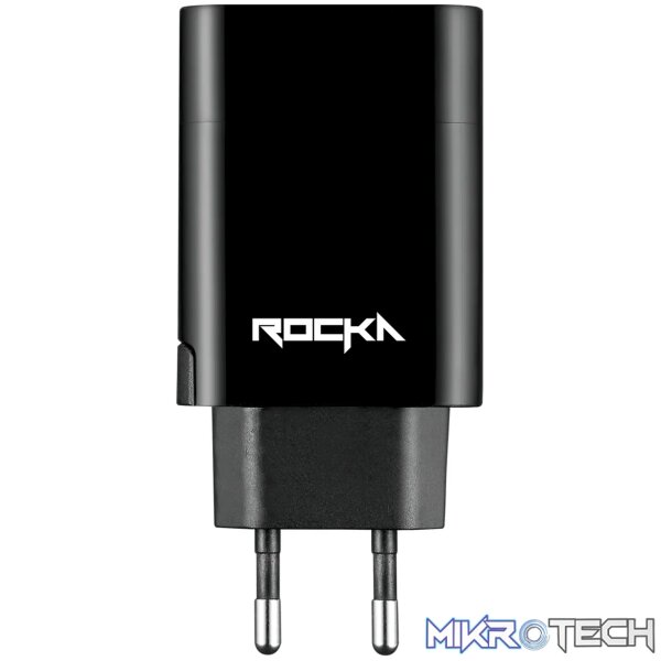 1 Rocka Rapid Series QC3.0 + PD Wall Charger, 18W - Image 1