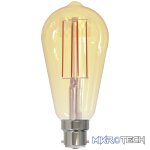 Smart WiFi Bulb 5W LED Amber Filament Vintage Bayonet