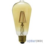 Smart WiFi Bulb 5W LED Amber Filament Vintage Screw