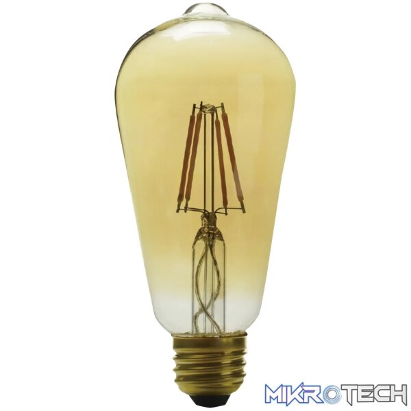 1 Smart WiFi Bulb 5W LED Amber Filament Vintage Screw - Image 1