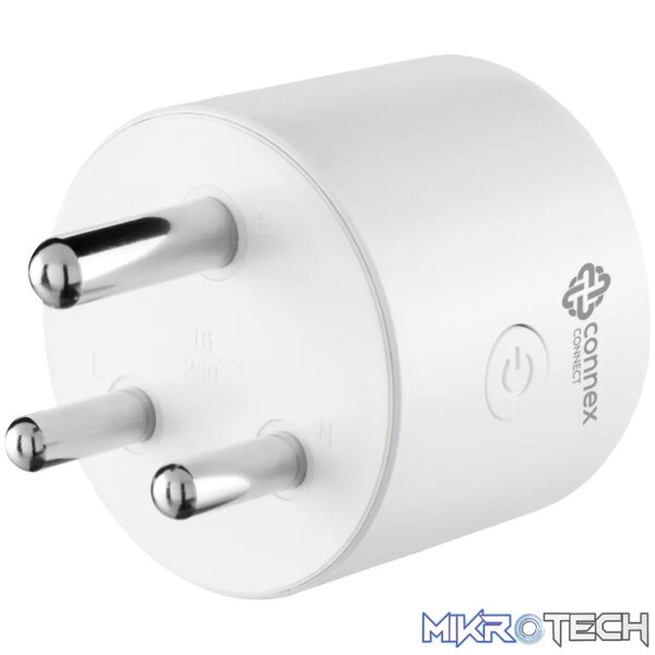 1 Smart WiFi Plug 3 Pin SA Round 16A - Image 1