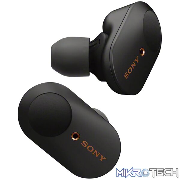 1 Sony WF-1000XM3 (Black) TWS Noise Cancelling Earphones - Image 1