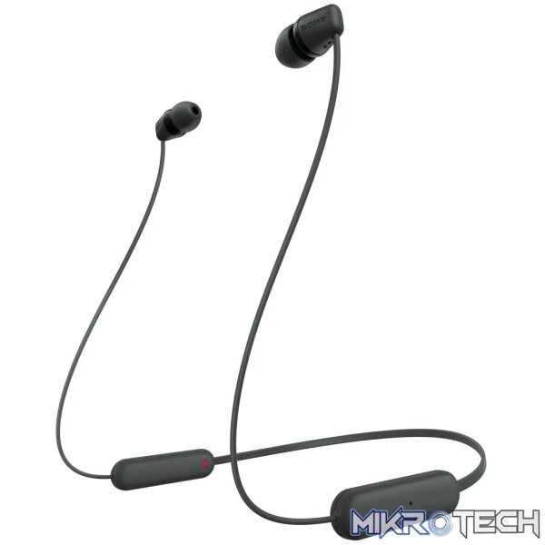 Sony WI-C100 (Black) Wireless Earphones - Image 3