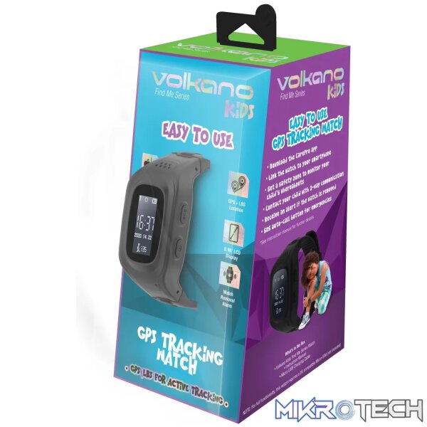 Volkano  Find Me Series GPS Tracking kids watch - Black - Image 2