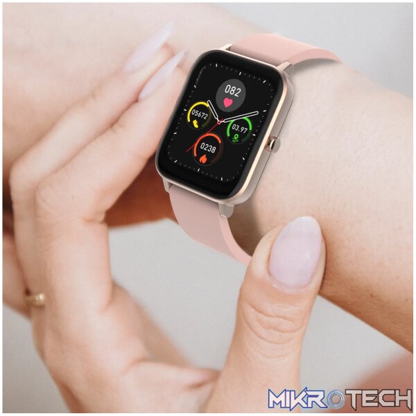Volkano Azure series Fashion Smart Watch - Pink/Rose Gold - Image 10