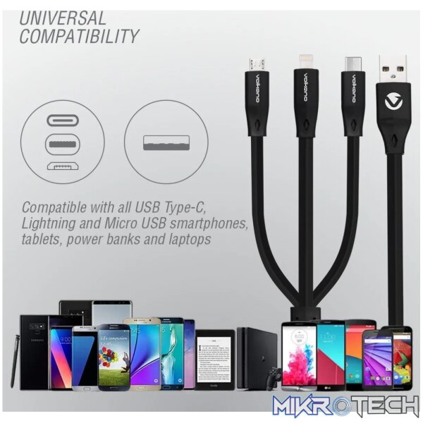 Volkano Slim Series 3 in 1 Charging Cable - Image 10