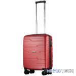 Highlander Bondi ABS 4-Wheel Spinner 55cm Luggage Red - Image 11