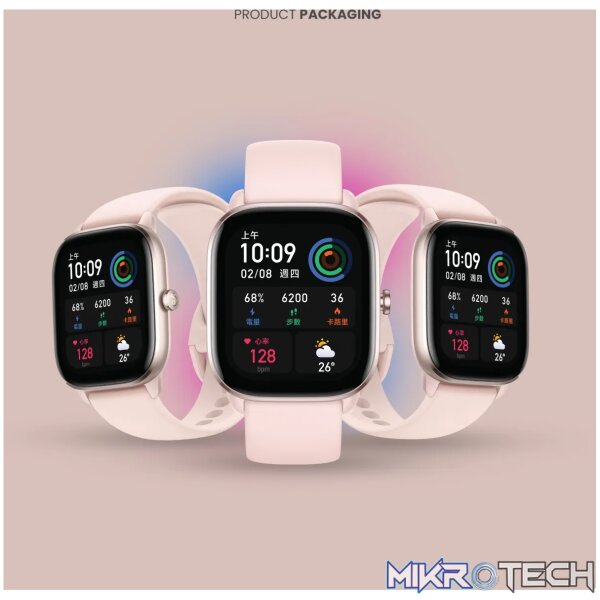 Amazfit GTS 4 mini Flamingo Pink - Image 10