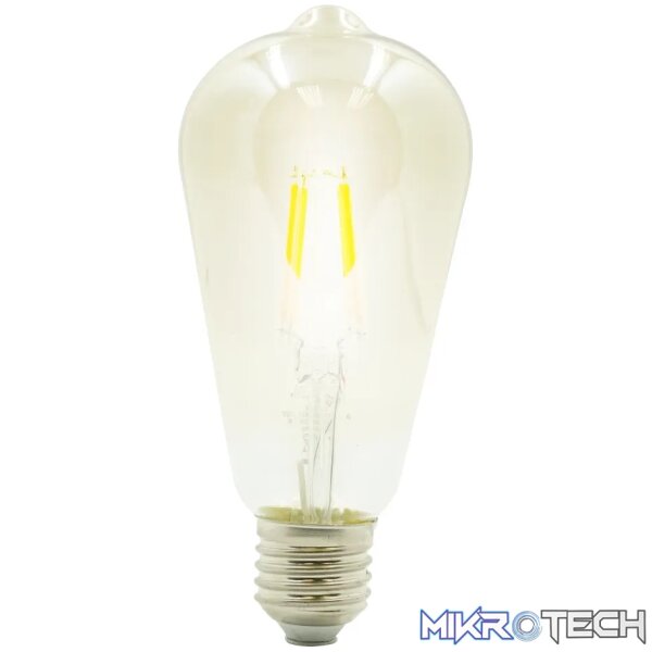 Smart WiFi Bulb 5W LED Amber Filament Vintage Screw - Image 10