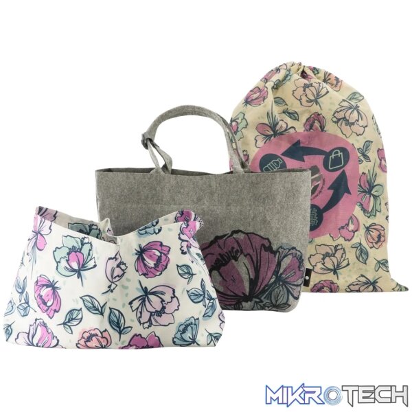 Totes Babe Peony Diaper Tote?Grey - Image 8