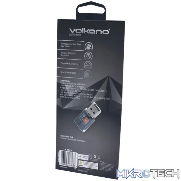 Volkano Cyclone 600Mbps USB WiFi Dongle - Image 9