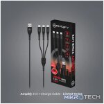 Amplify Linked series 3 in 1 charge cable - black - Image 11