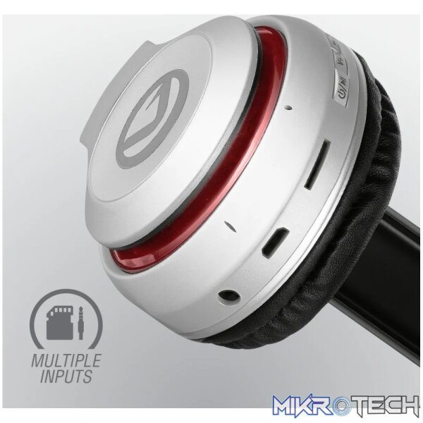 Volkano Impulse Series Bluetooth Headphones - White - Image 9