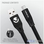 Volkano Slim Series Type-C Cable - Black - Image 11