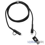 Volkano Weave series 4-in-1 charge & data cable,60 Watt,1.2m - Image 9