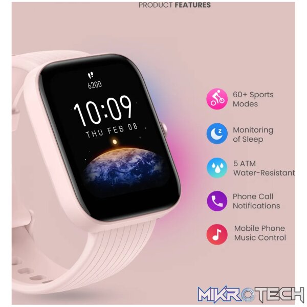 Amazfit Bip 3 Pro Pink - Image 11