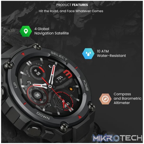 Amazfit T-Rex Pro Meteorite Black - Image 11