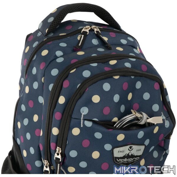 Volkano Champ Series Backpacks Dots - Image 9
