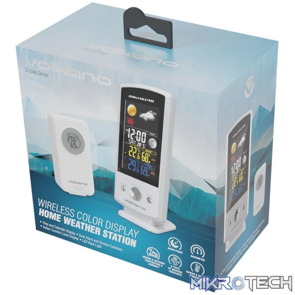 Volkano Drizzle series Weather Station - White - Image 3