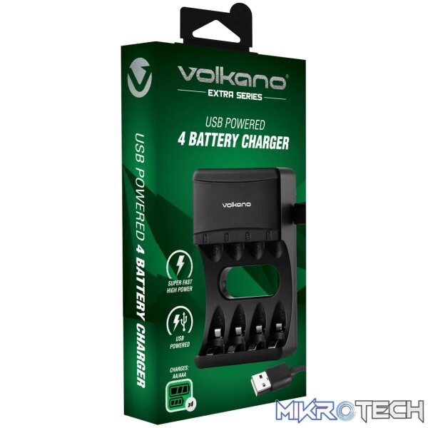 Volkano Extra series 4 Battery Recharger AA/AAA - Image 2