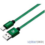 Volkano Fashion series cable Micro USB 1.8m - Apple Green - Image 2