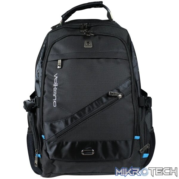 Volkano G-Unit Backpack Blk/Grey/Turq - Image 2