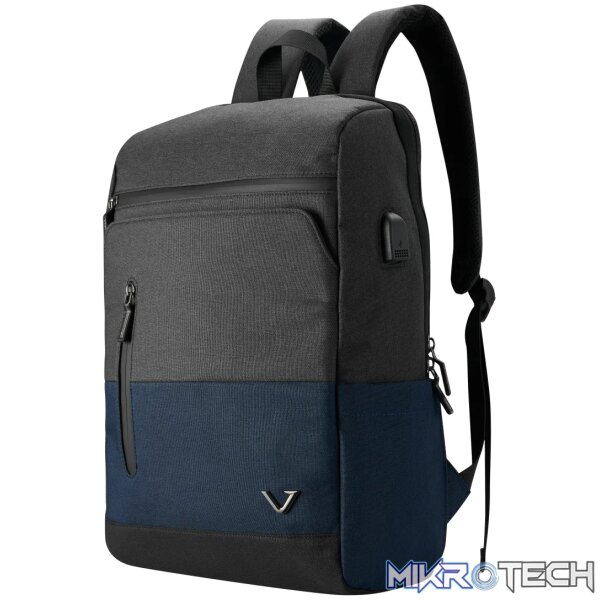 Volkano Infinity 15.6" Laptop Backpack Grey/Airforce - Image 2