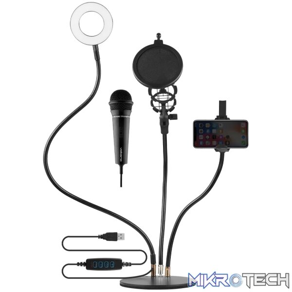 Volkano Insta series Ring light Desk Stand Vlogging Kit - Image 2