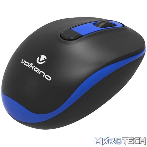 Volkano Jade Series Wireless mouse - Black with Blue - Image 2