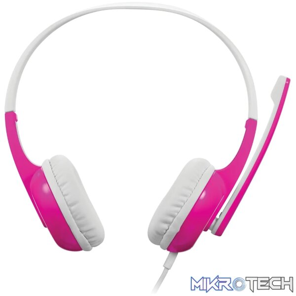 Volkano Kids Chat Junior series headset with mic - Pink - Image 2