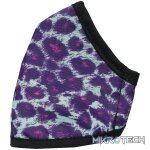Anti-Microbial Printed Mask Ladies Leopard Print - Image 3