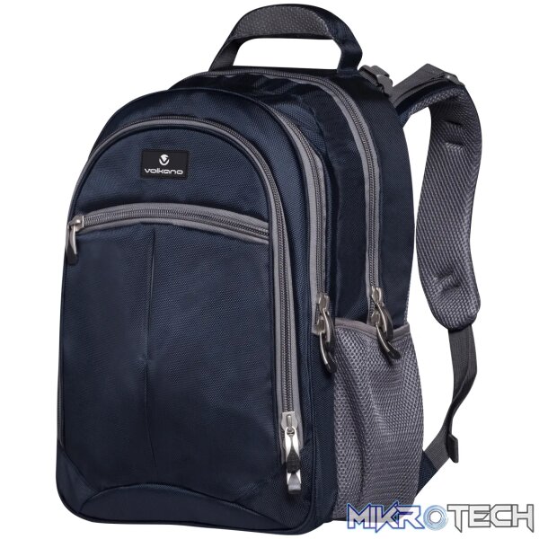 Volkano Orthopaedic Backpack 36L - Navy/ Grey - Image 2