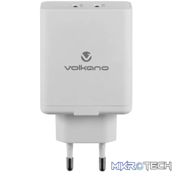 Volkano Potent Duo series 65W Dual PD Compact Wall Charger - Image 2
