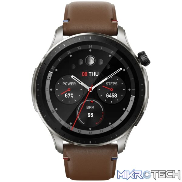 Amazfit GTR 4 Vintage Brown Leather - Image 2