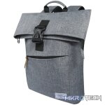 Volkano Roll-Over Series Satchel - Grey Melange - Image 2
