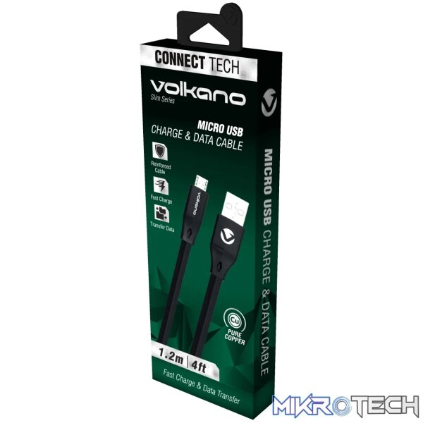Volkano Slim Series Micro USB Cable - Image 2